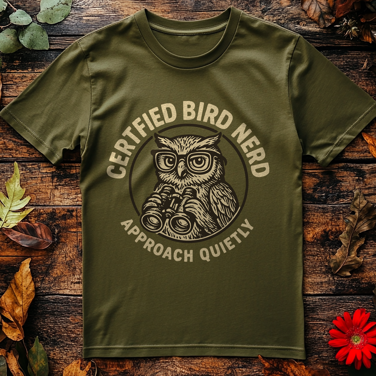 Bird Nerd Owl T-Shirt product image 1