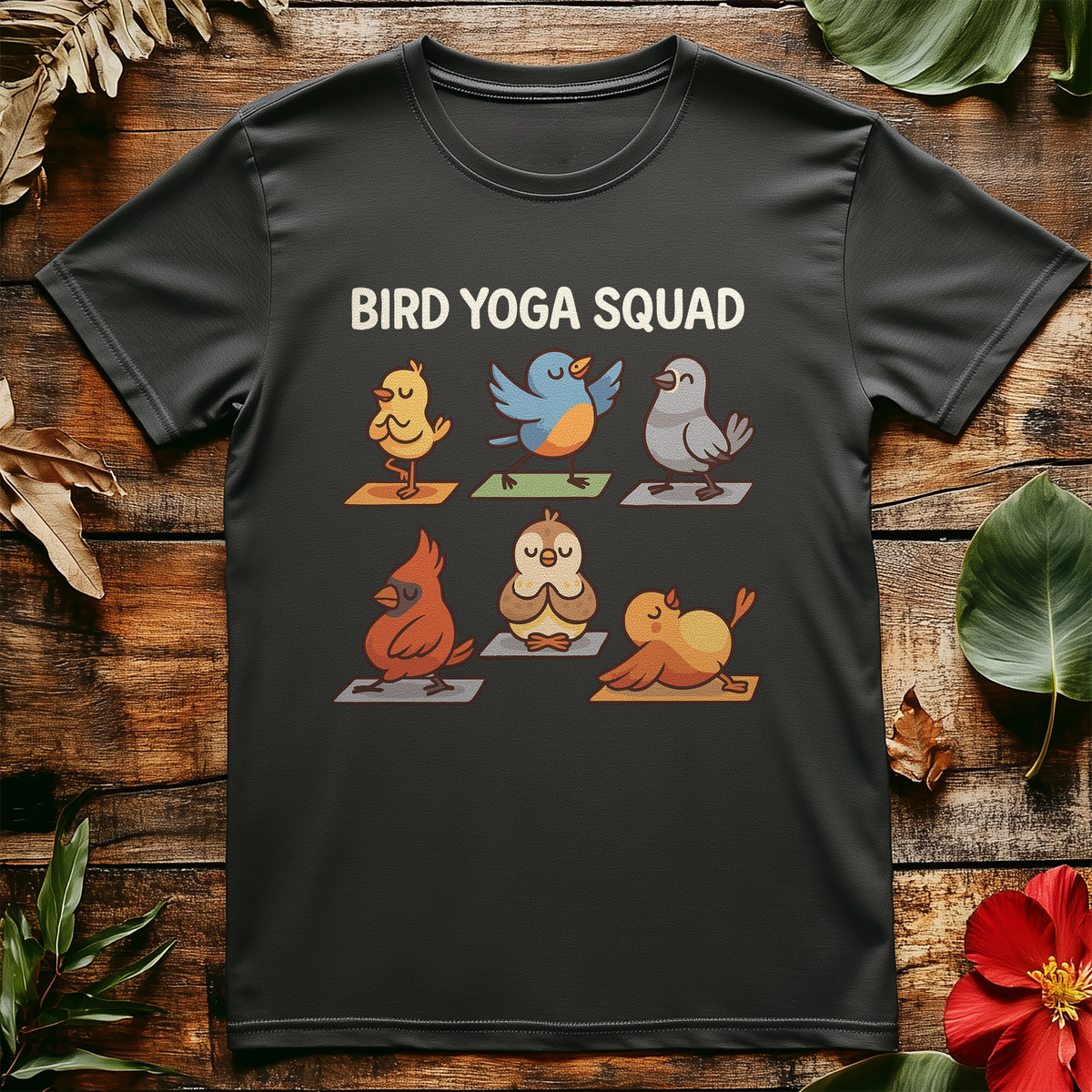 Bird Yoga Squad (40) T-Shirt product image 3