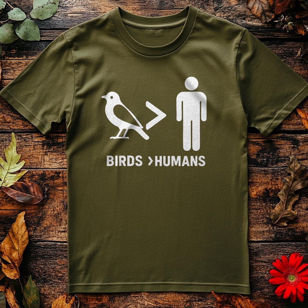 Birds Humans T-Shirt product image 4