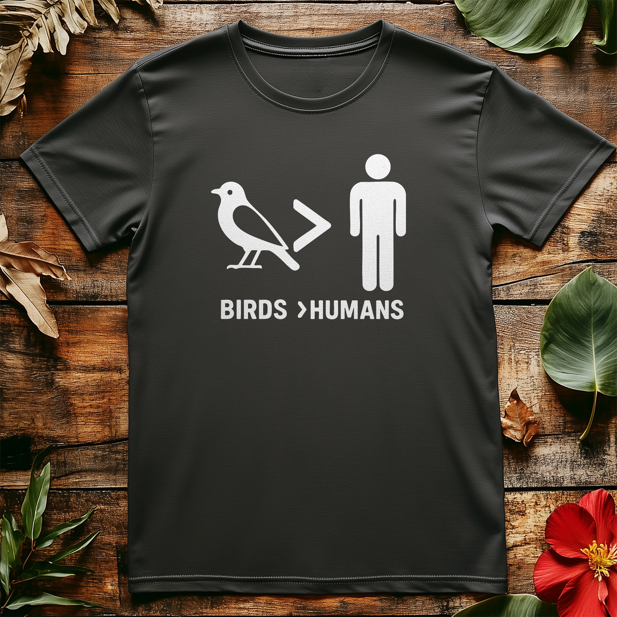 Birds Humans T-Shirt product image 3