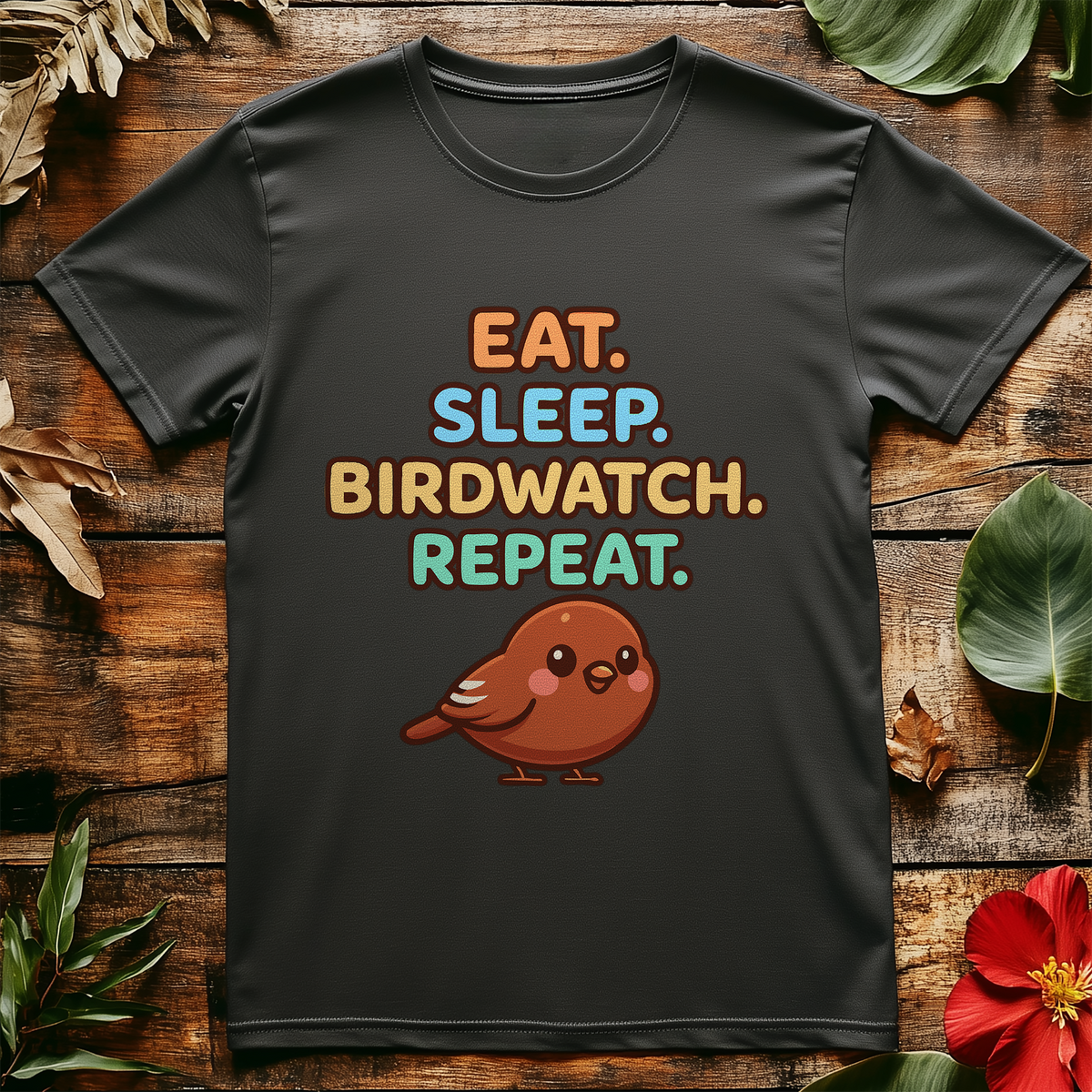 Eat Sleep Birdwatch (39) T-Shirt product image 3