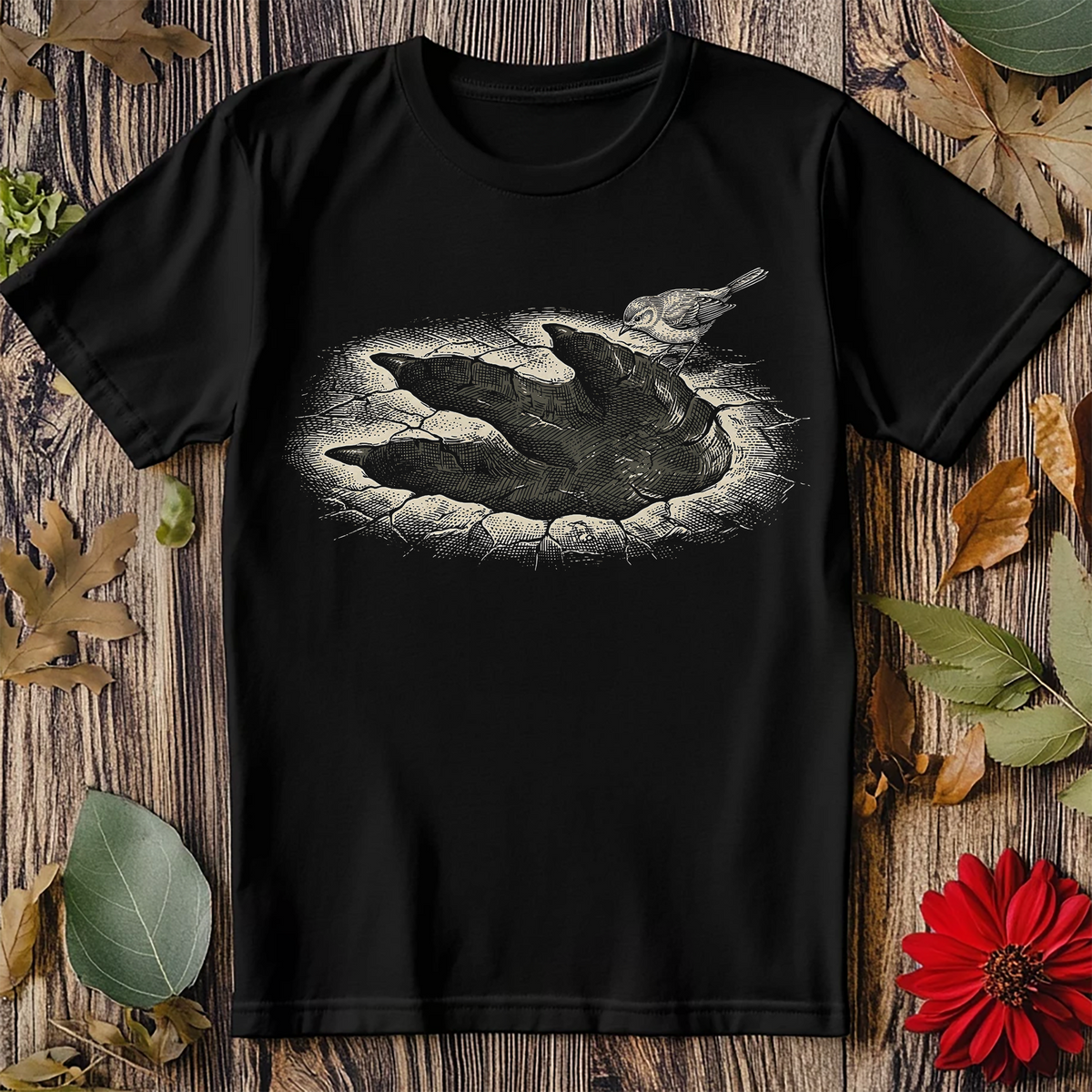 Dino Footprint T-Shirt product image 1