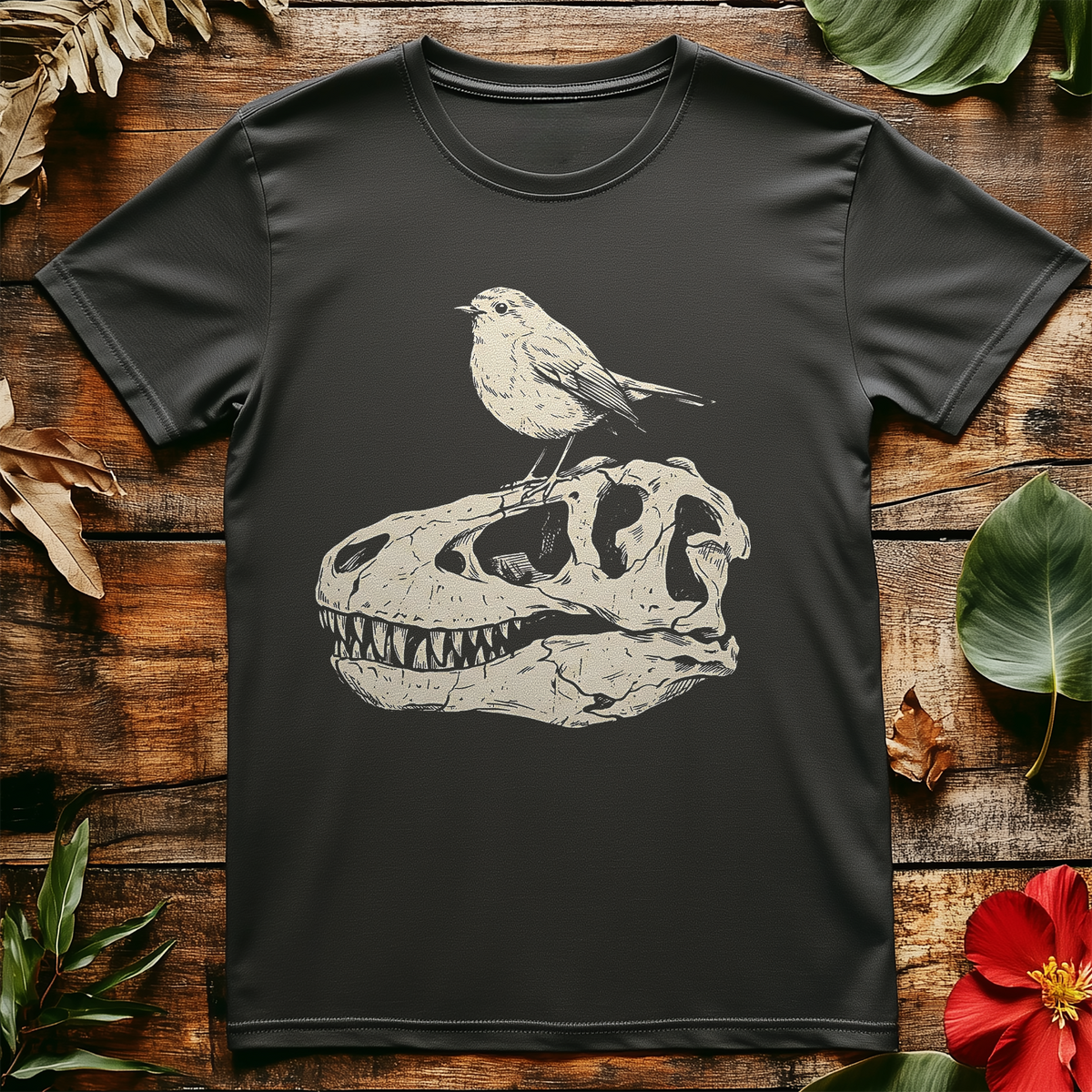Bird On Skull V2 T-Shirt product image 4