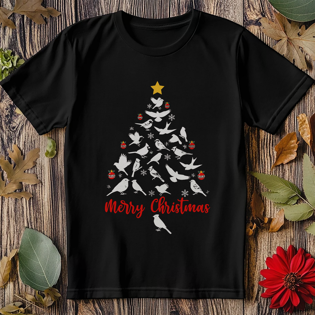 Festive Birdy Tree T-Shirt product image 1