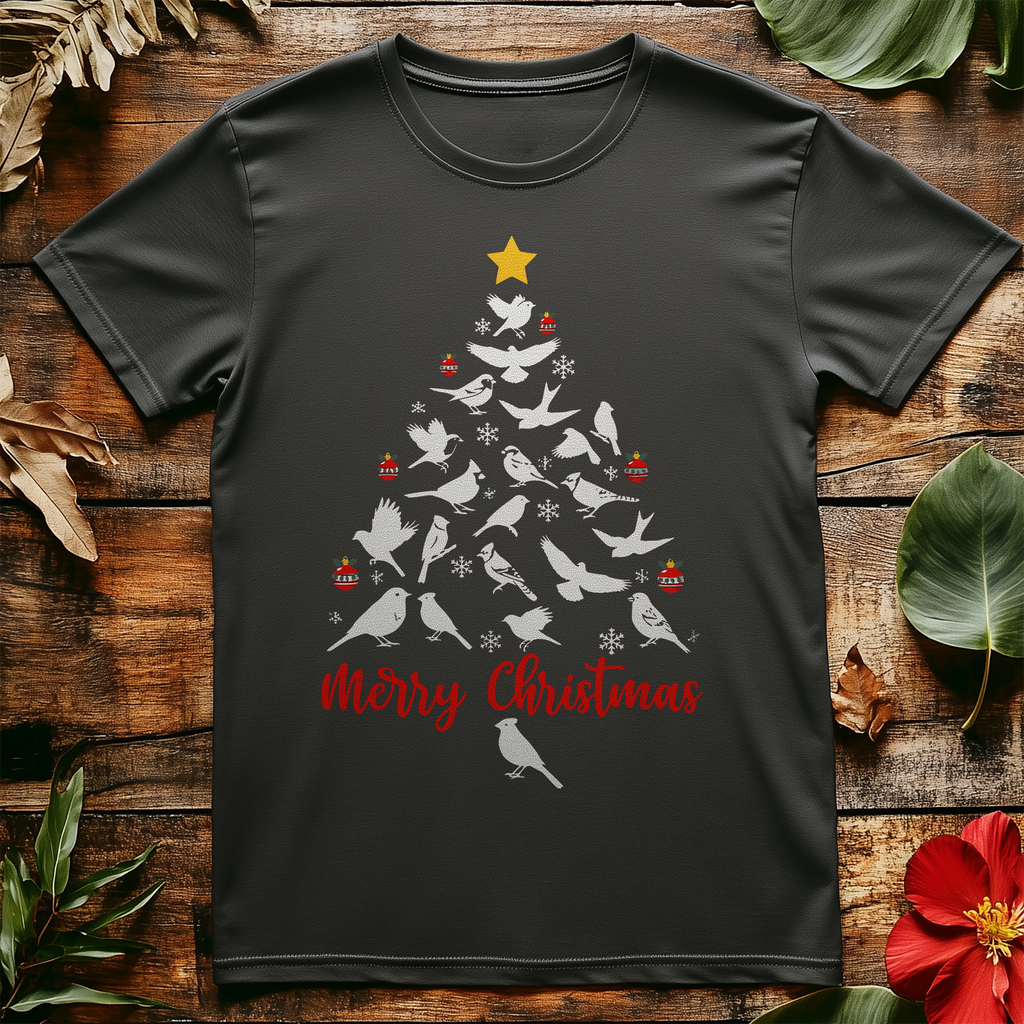 Festive Birdy Tree T-Shirt product image 3